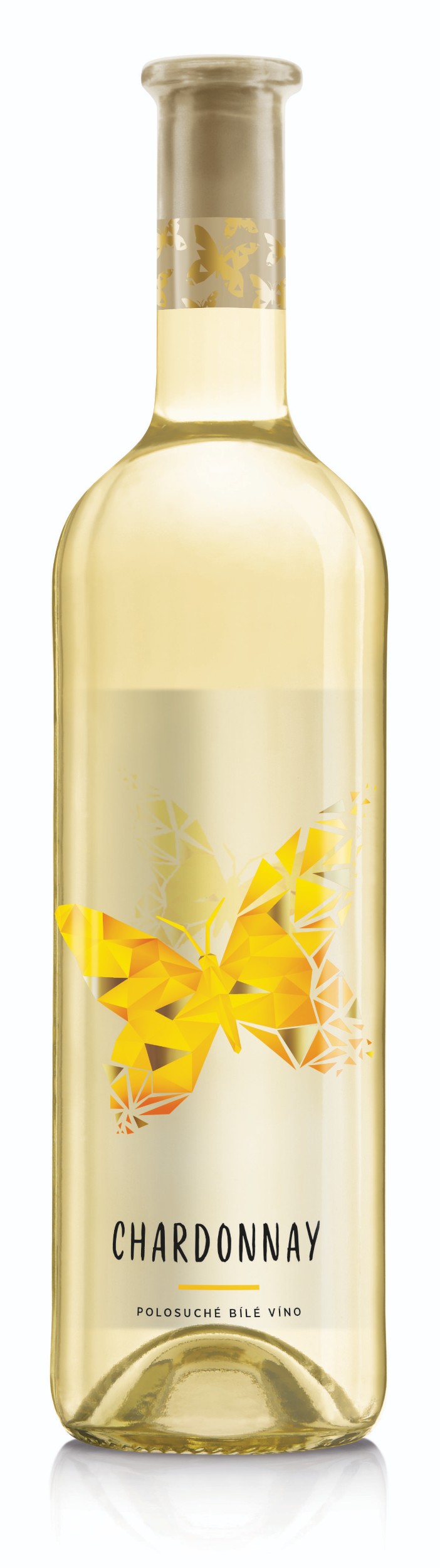Nápoje - Víno Motýl Chardonnay 750 ml