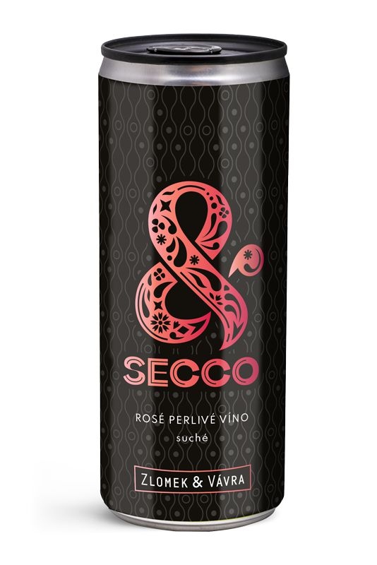 Nápoje - Víno Zlomek & Vávra & Secco rosé suché 250ml