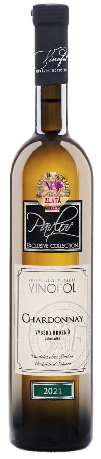 Nápoje - Vinofol Chardonnay výběr z hroznů, polosladké