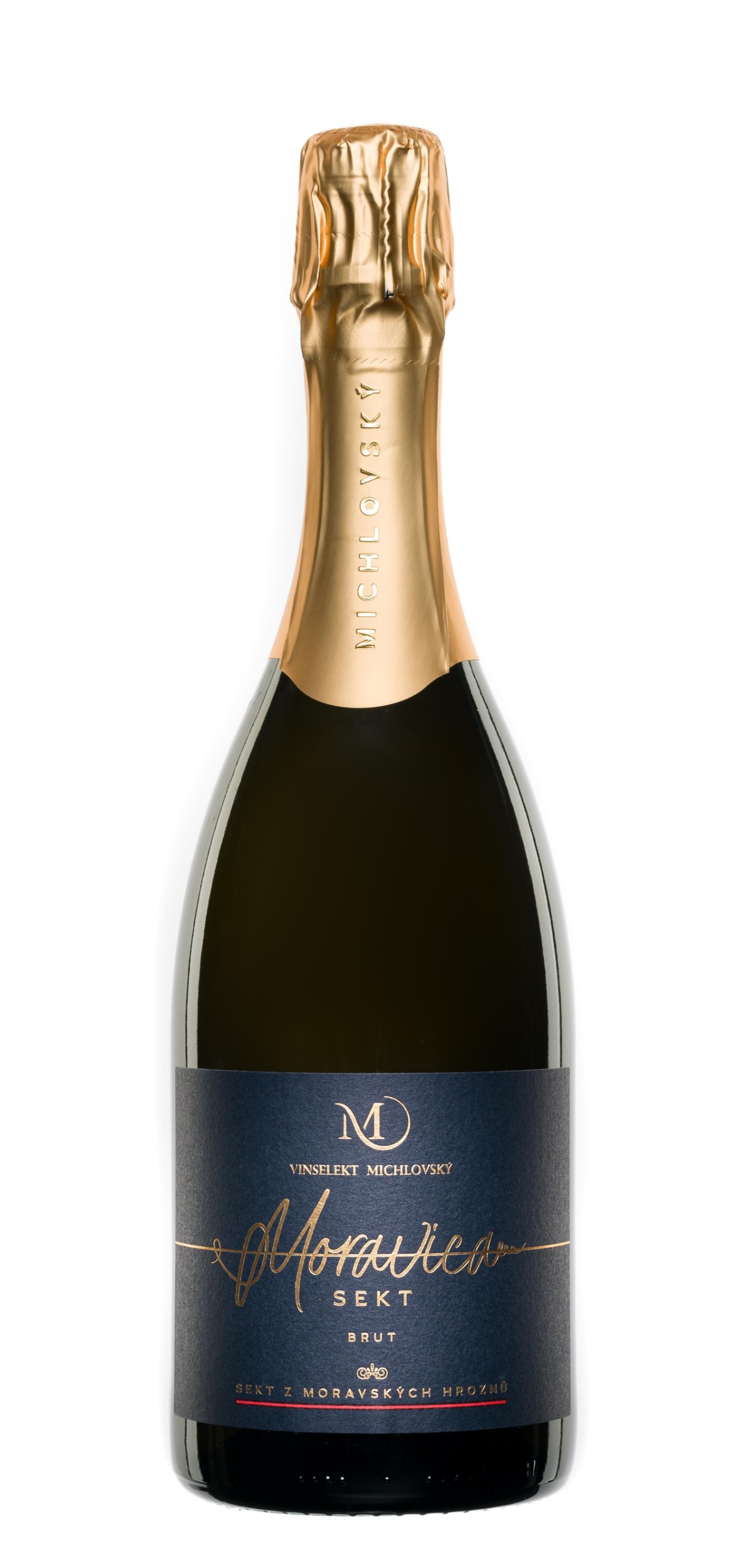Nápoje - Vinselekt Michlovský Moravica sekt Brut jakostní šumivé víno 0,75l