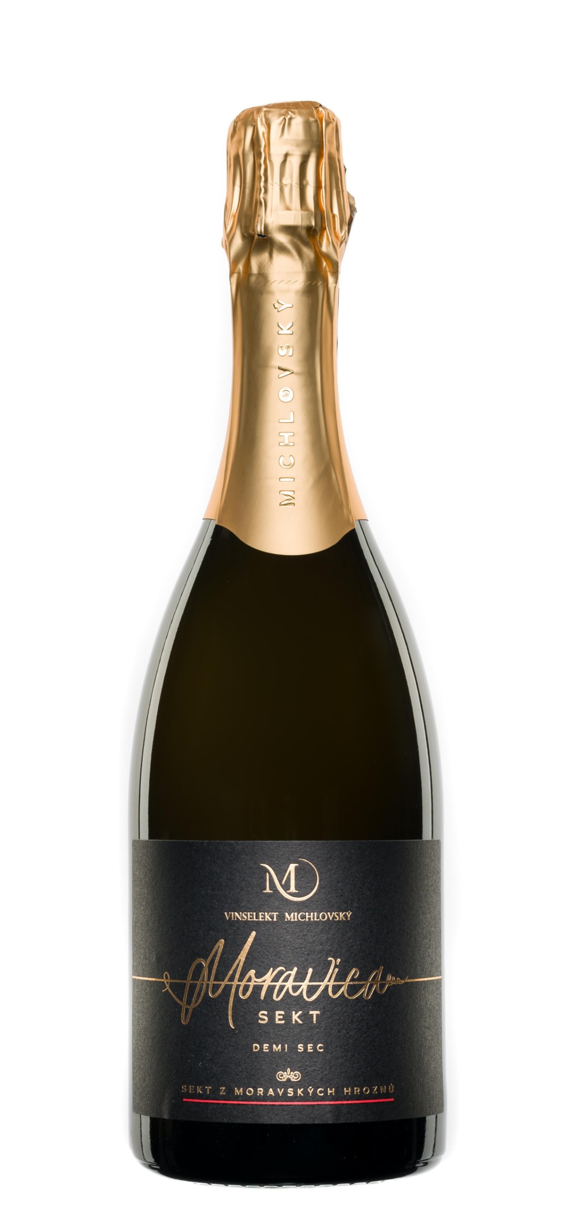 Nápoje - Vinselekt Michlovský Moravica sekt Demi Sec jakostní šumivé víno 0,75l