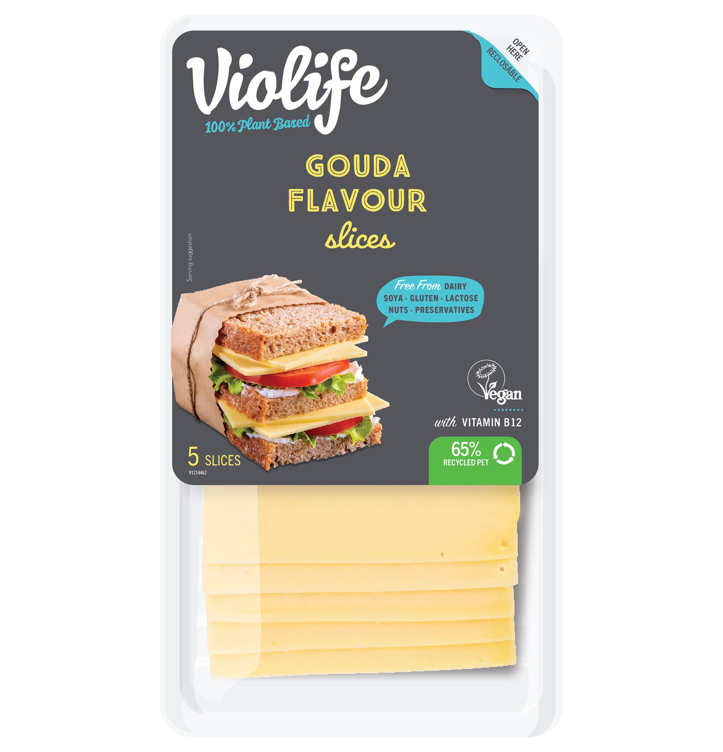 Zdravý svět - Violife plátky s příchutí Gouda 100g