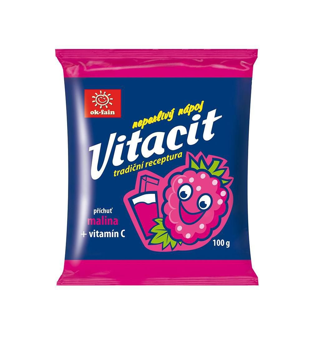 Nápoje - Vitacit Neperlivý inst. nápoj malina 100 g