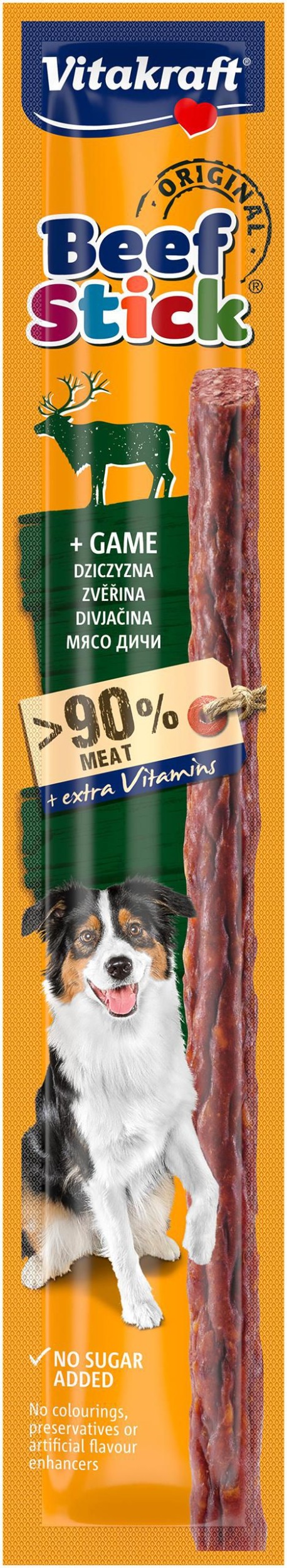 Svět zvířat - Vitakraft Beef-stick zvěřina 12 g