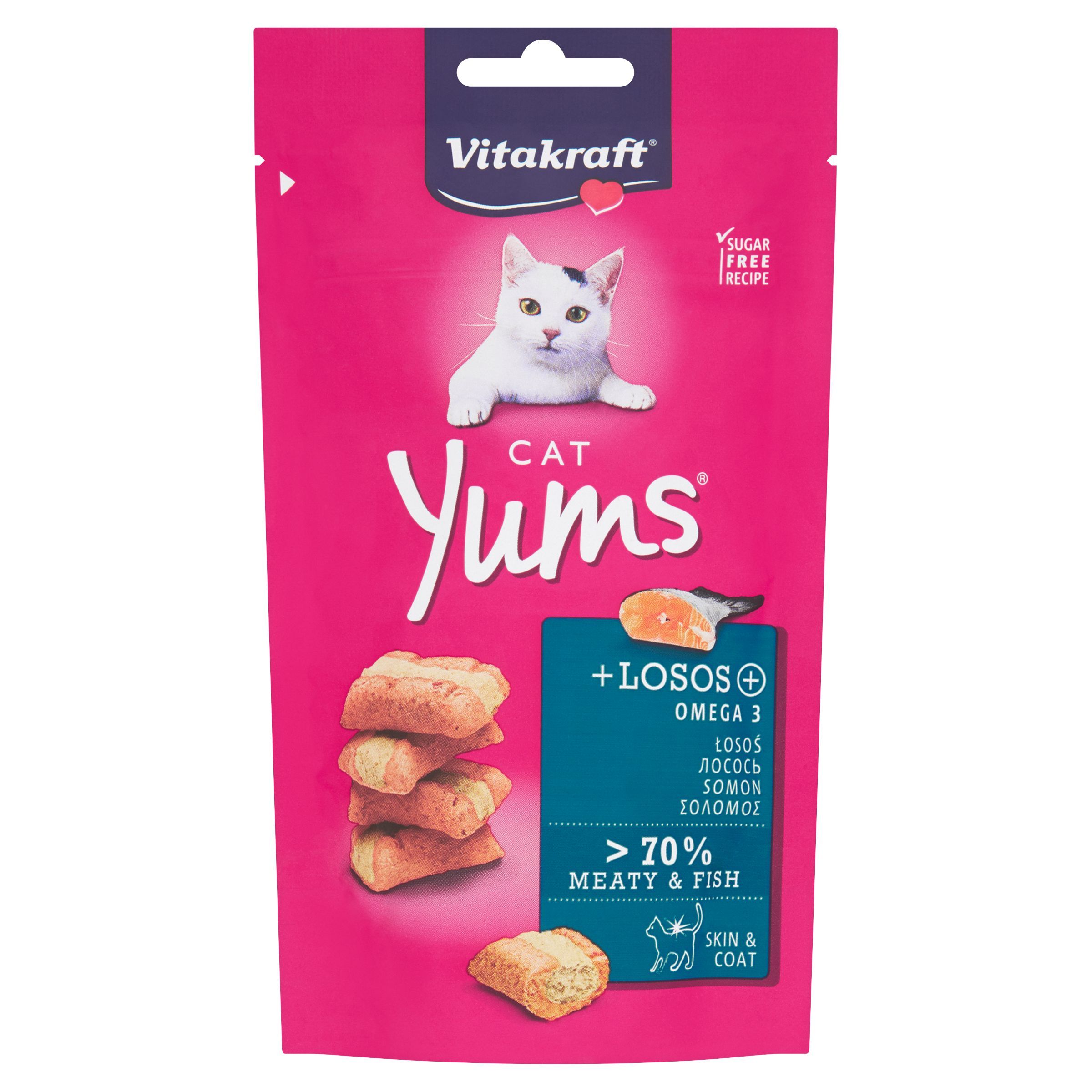Svět zvířat - Vitakraft Cat Yums + losos 40 g