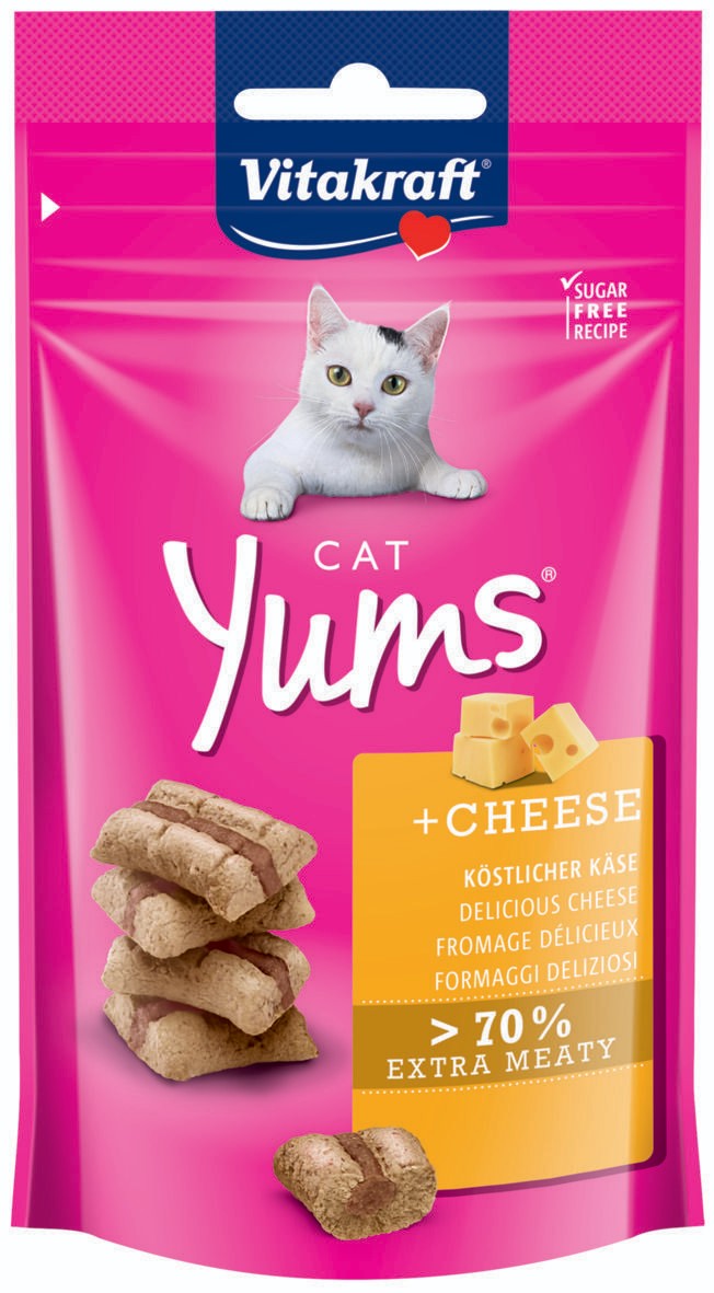 Svět zvířat - Vitakraft Cat Yums sýr 40 g