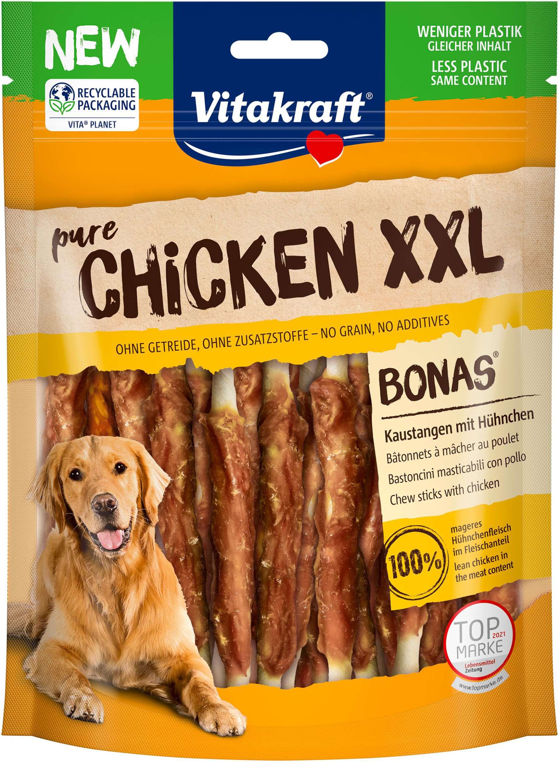 Svět zvířat - Vitakraft Chicken Bonas tyčinky kuřecí XXL 200 g