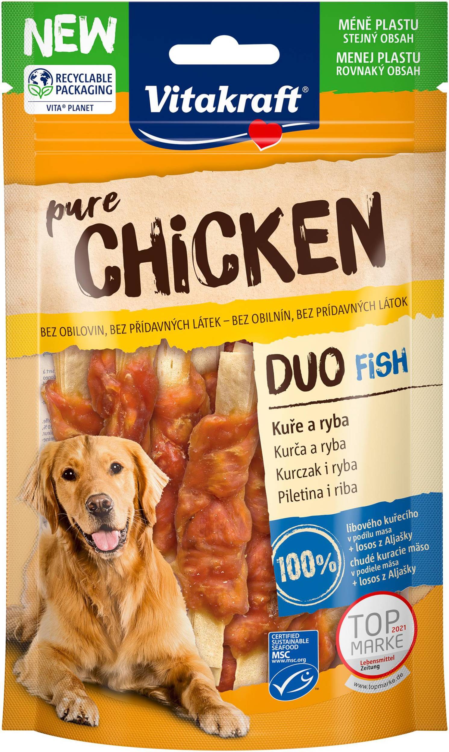 Svět zvířat - Vitakraft Chicken Duo kuře s rybou 80 g