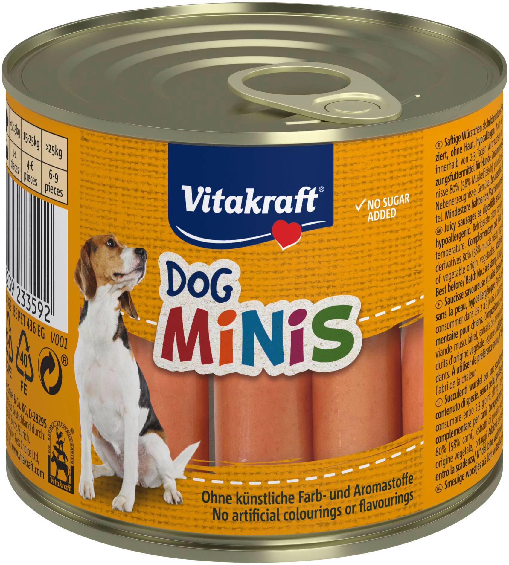 Svět zvířat - Vitakraft Dog Minis párečky 120 g