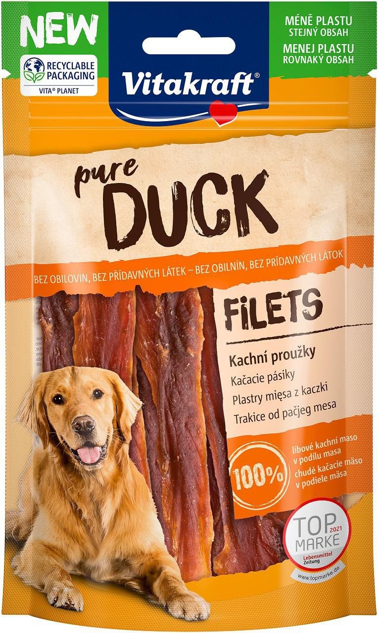 Svět zvířat - Vitakraft Duck kachní plátky 80 g