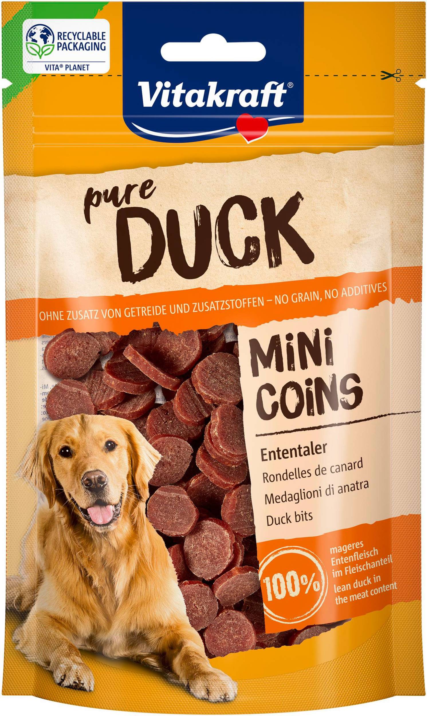 Svět zvířat - Vitakraft Duck mini coins 80 g