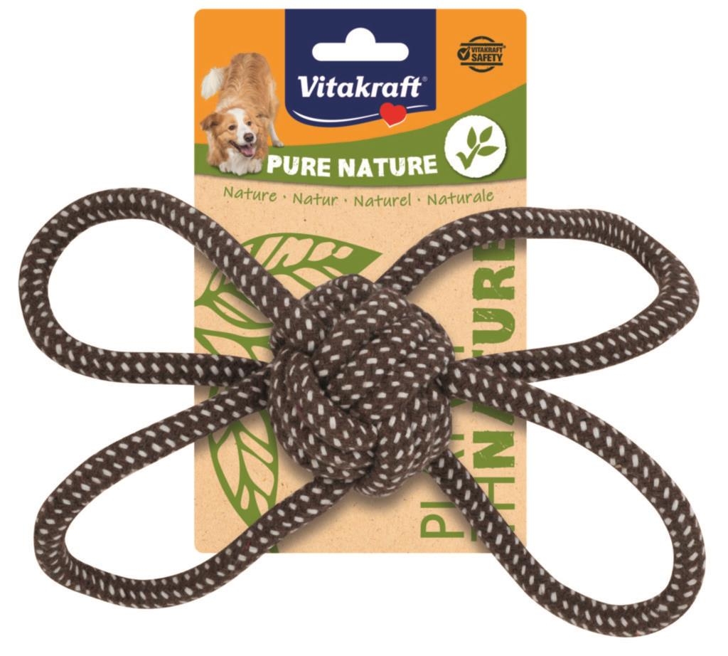 Svět zvířat - Vitakraft Hračka Nature uzlový míček 1 ks