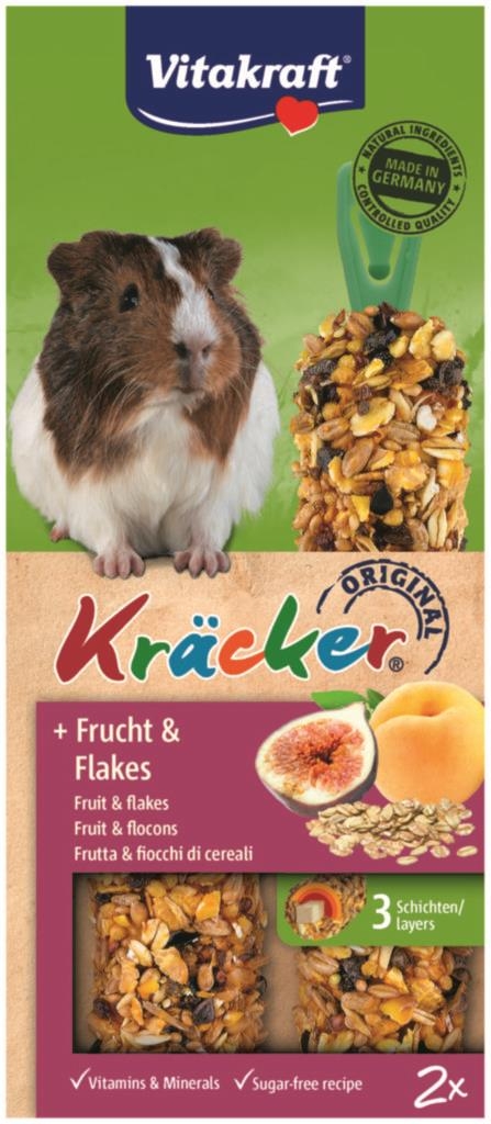 Svět zvířat - Vitakraft Kracker morče ovoce + ovesné vločky 2 ks