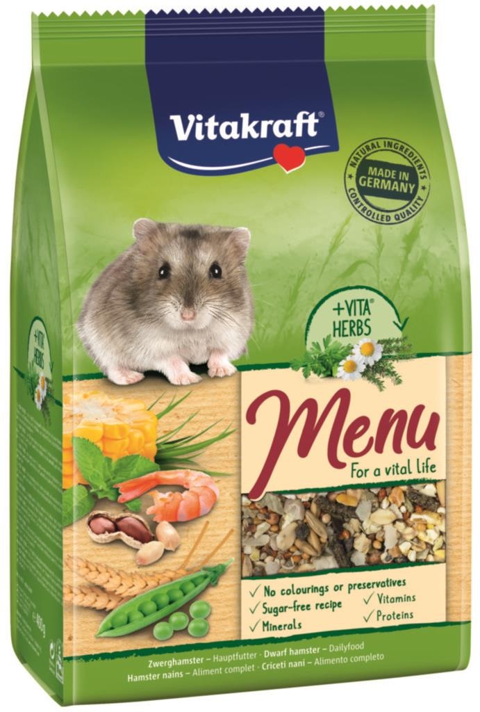 Svět zvířat - Vitakraft Menu Vital zakrslý křeček 400 g