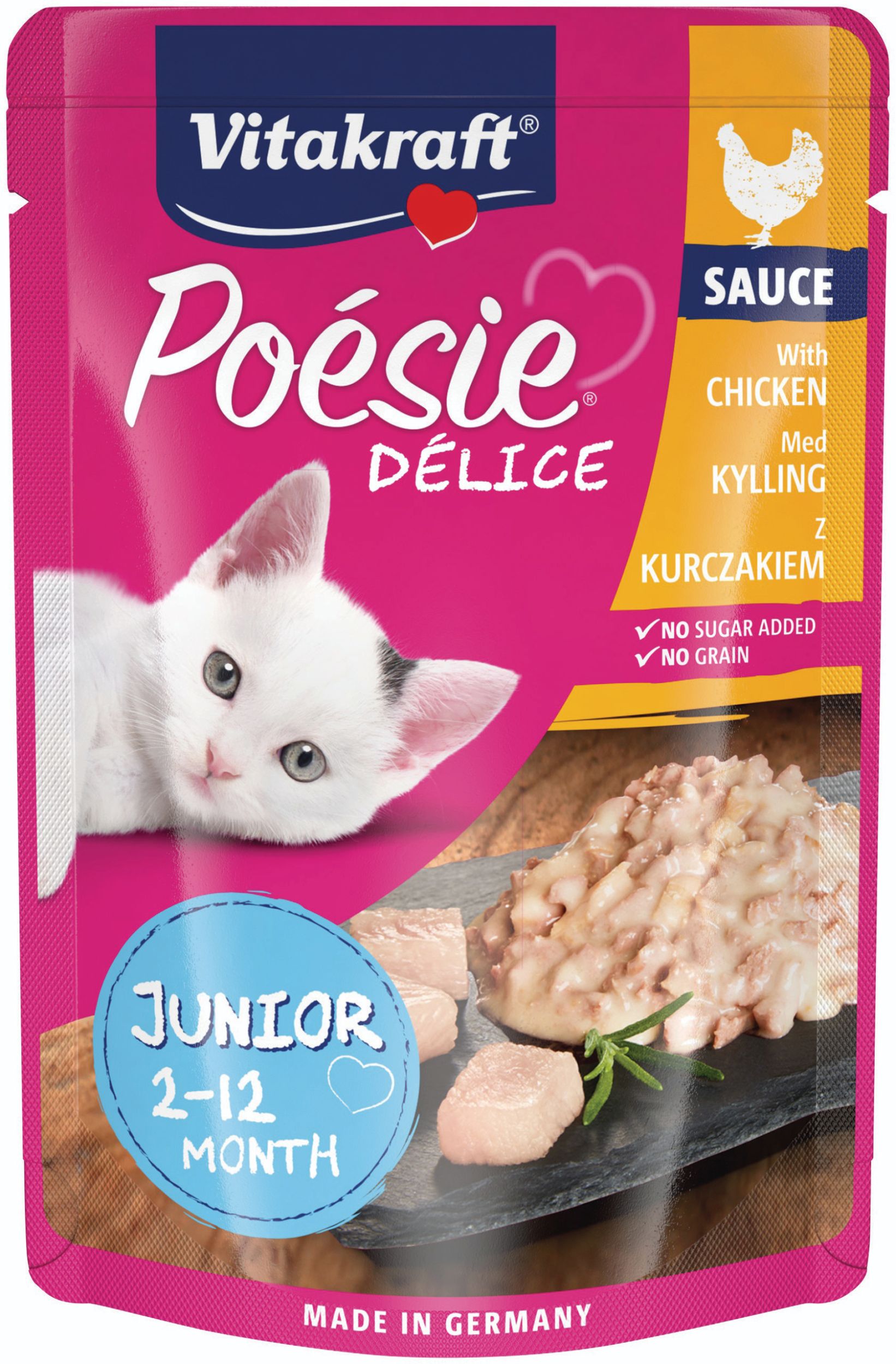 Svět zvířat - Vitakraft Poésie Délice kuřecí junior 85 g