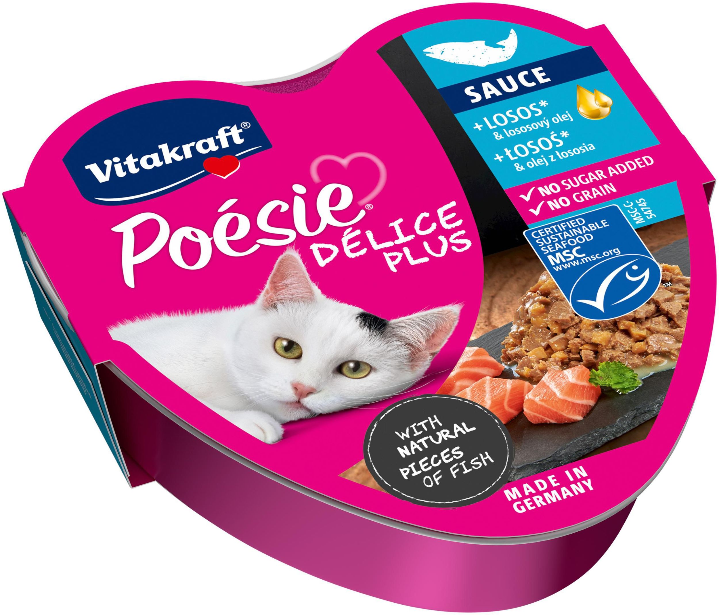 Svět zvířat - Vitakraft Poésie Délice losos 85 g