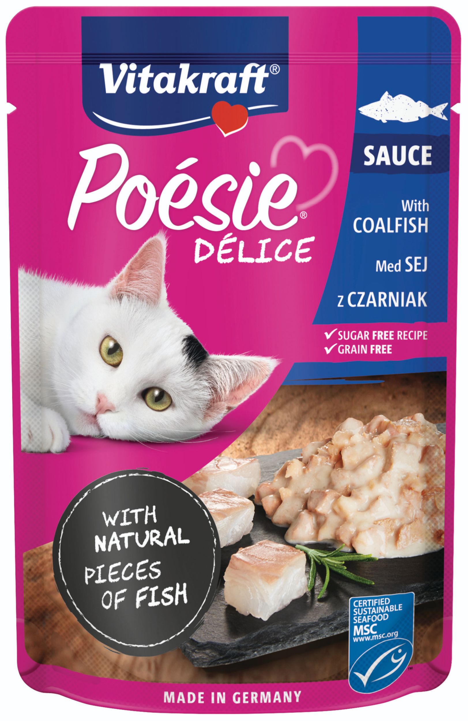 Svět zvířat - Vitakraft Poésie Délice treska tmavá 85 g
