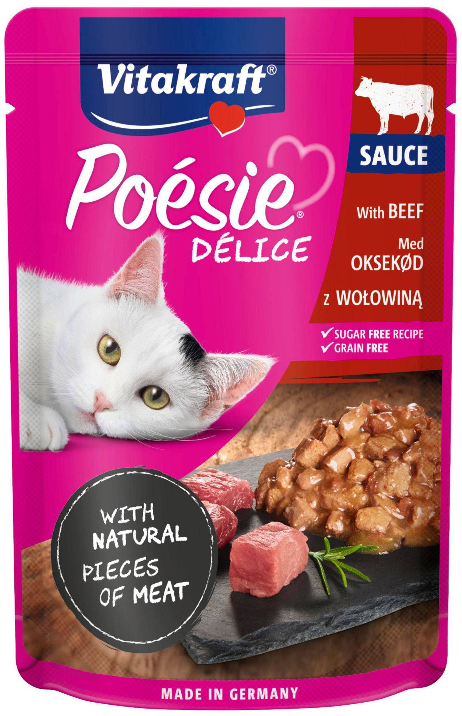 Svět zvířat - Vitakraft Poésie hovězí 85 g