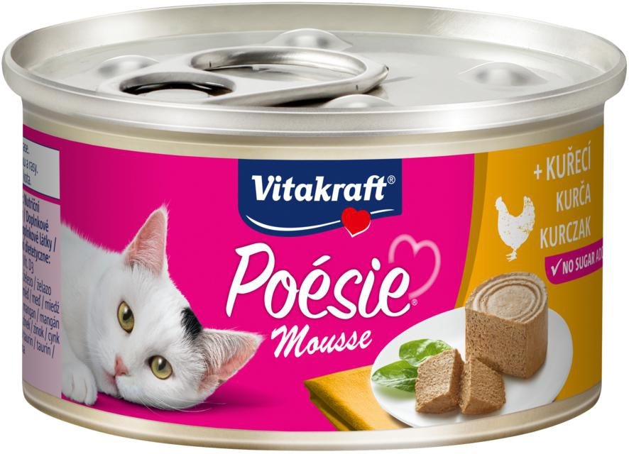 Svět zvířat - Vitakraft Poésie konzervovaná paštika kuře 85 g