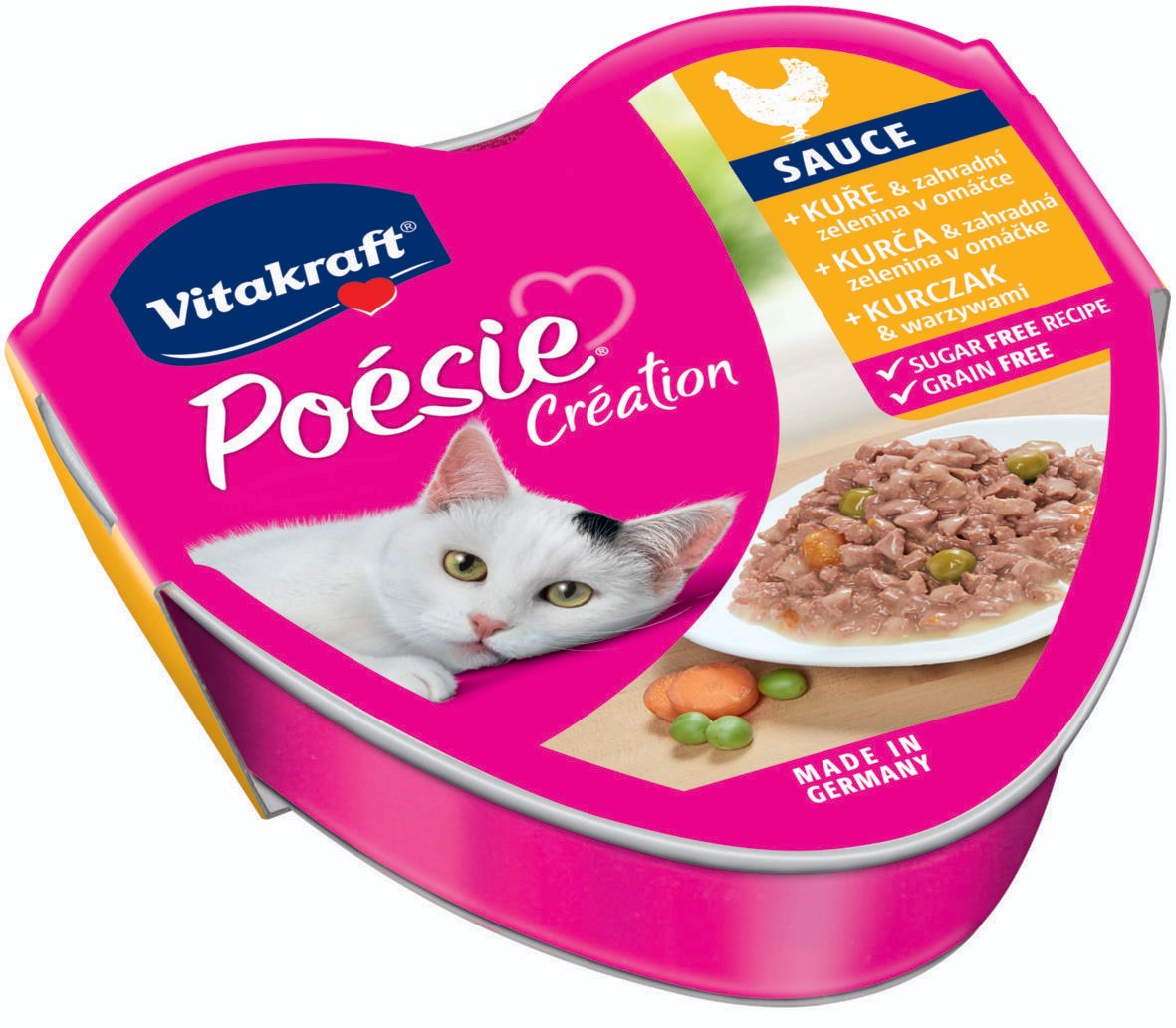 Svět zvířat - Vitakraft Poésie se šťávou kuře a zelenina 85 g