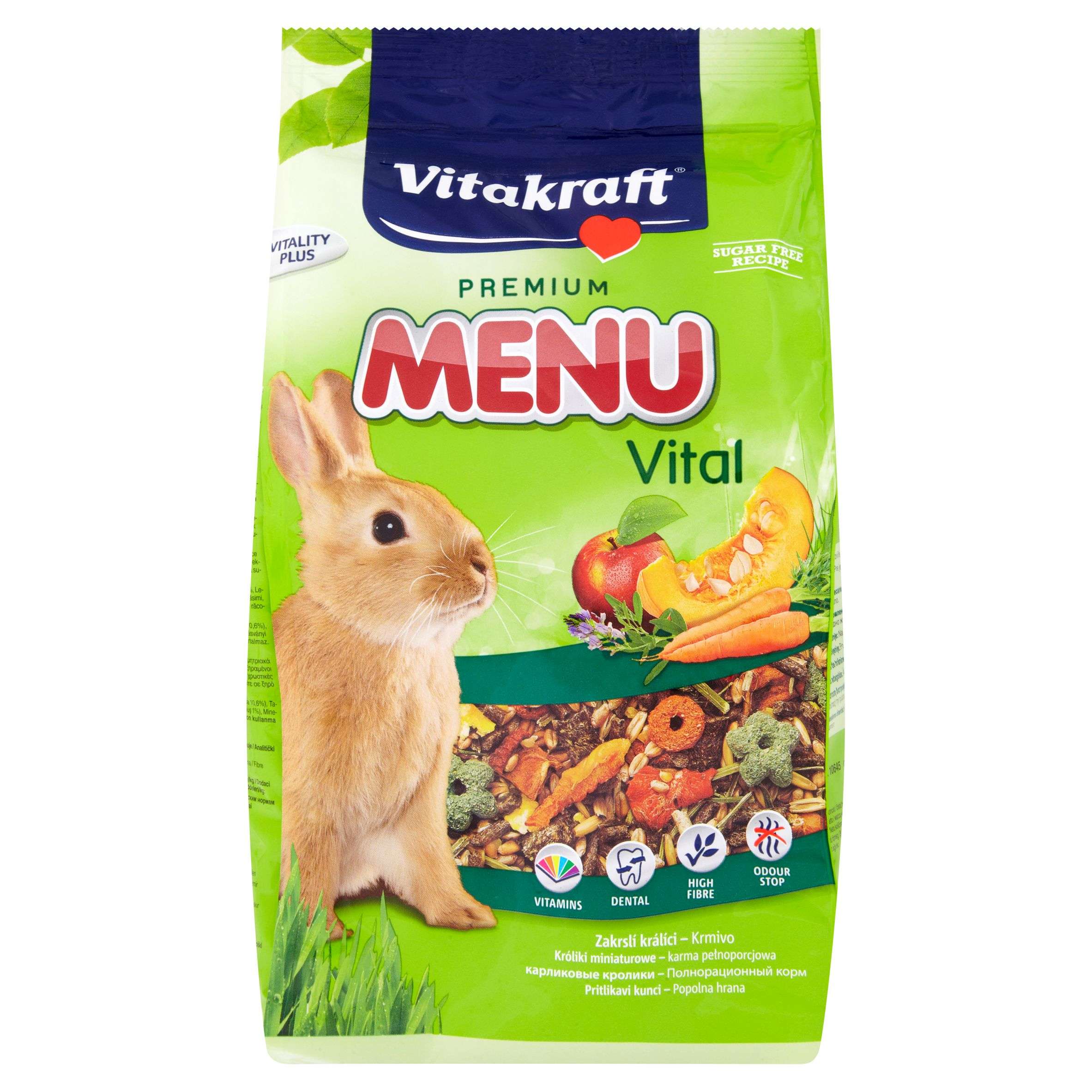 Svět zvířat - Vitakraft Premium menu vital krmivo pro zakrslé králíky 1 kg