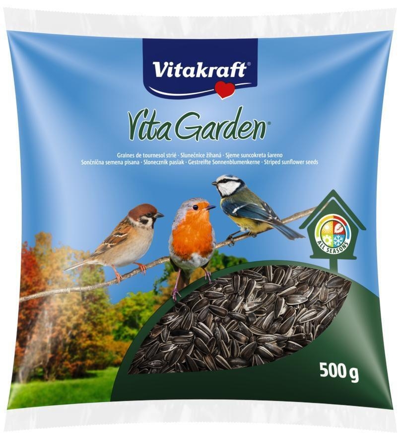 Svět zvířat - Vitakraft Vita Garden Slunečnice páskovaná 500g