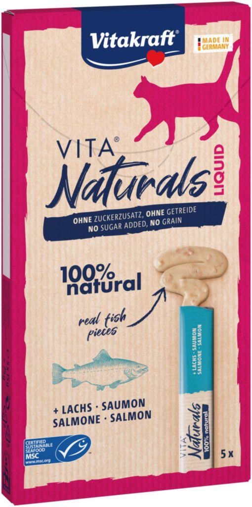 Svět zvířat - Vitakraft Vita naturals liquid losos 5x15g