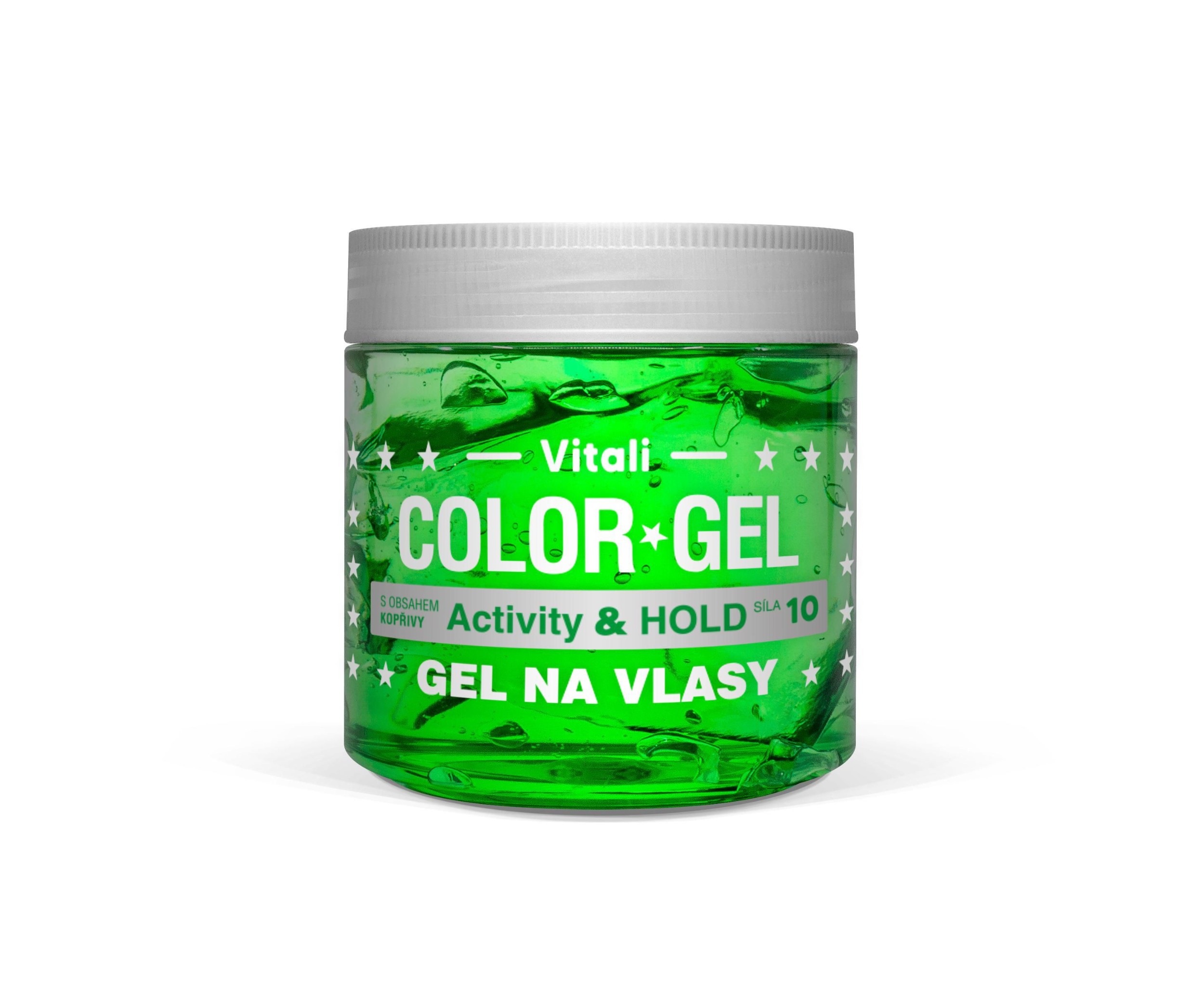 Drogerie a kosmetika - Vitali Color Gel na vlasy kopřiva 390ml
