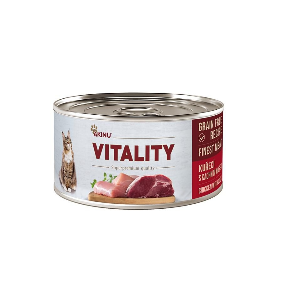 Svět zvířat - Vitality kuřecí s kachním masem pro kočky 70 g