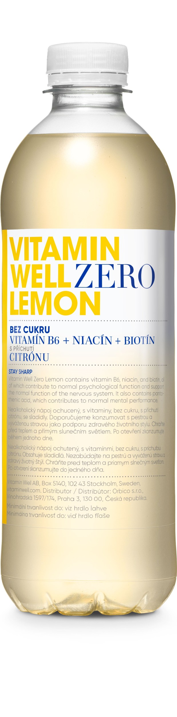 Zdravý svět - Vitamin Well Zero Lemon 500 ml