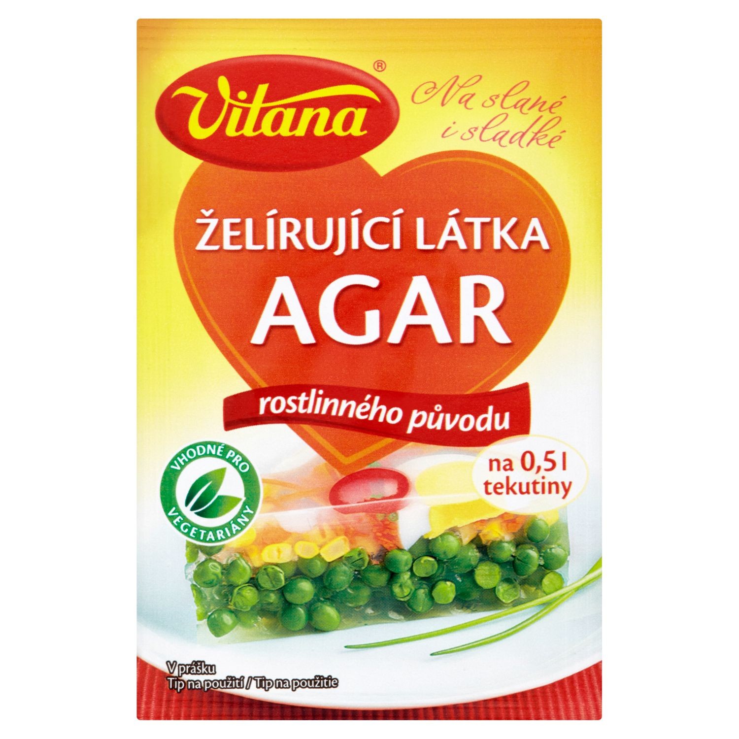 Trvanlivé potraviny - Vitana Agar 4 g