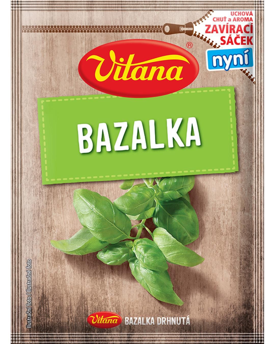 Trvanlivé potraviny - Vitana Bazalka 8g