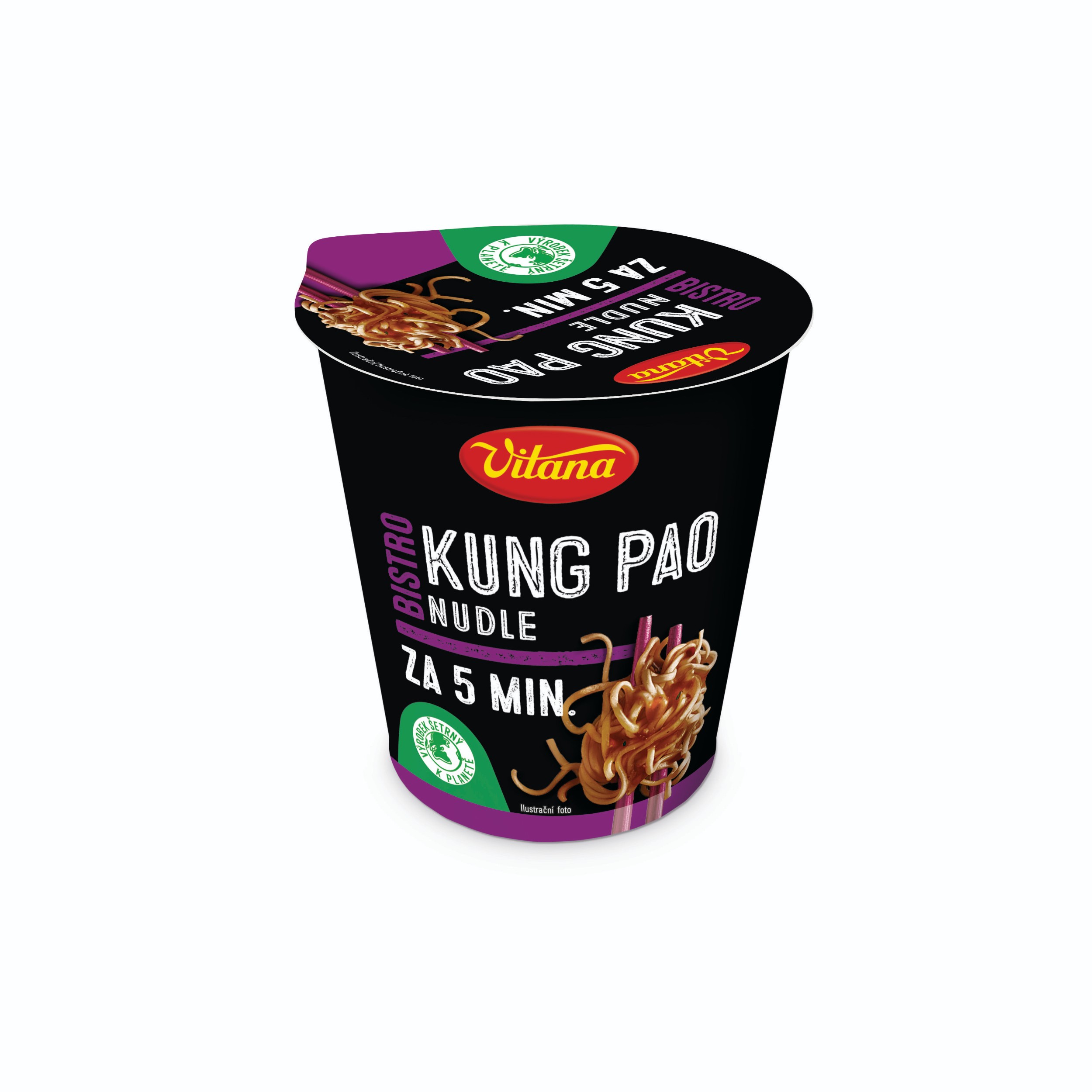 Trvanlivé potraviny - Vitana Bistro Nudle Kung Pao 65 g