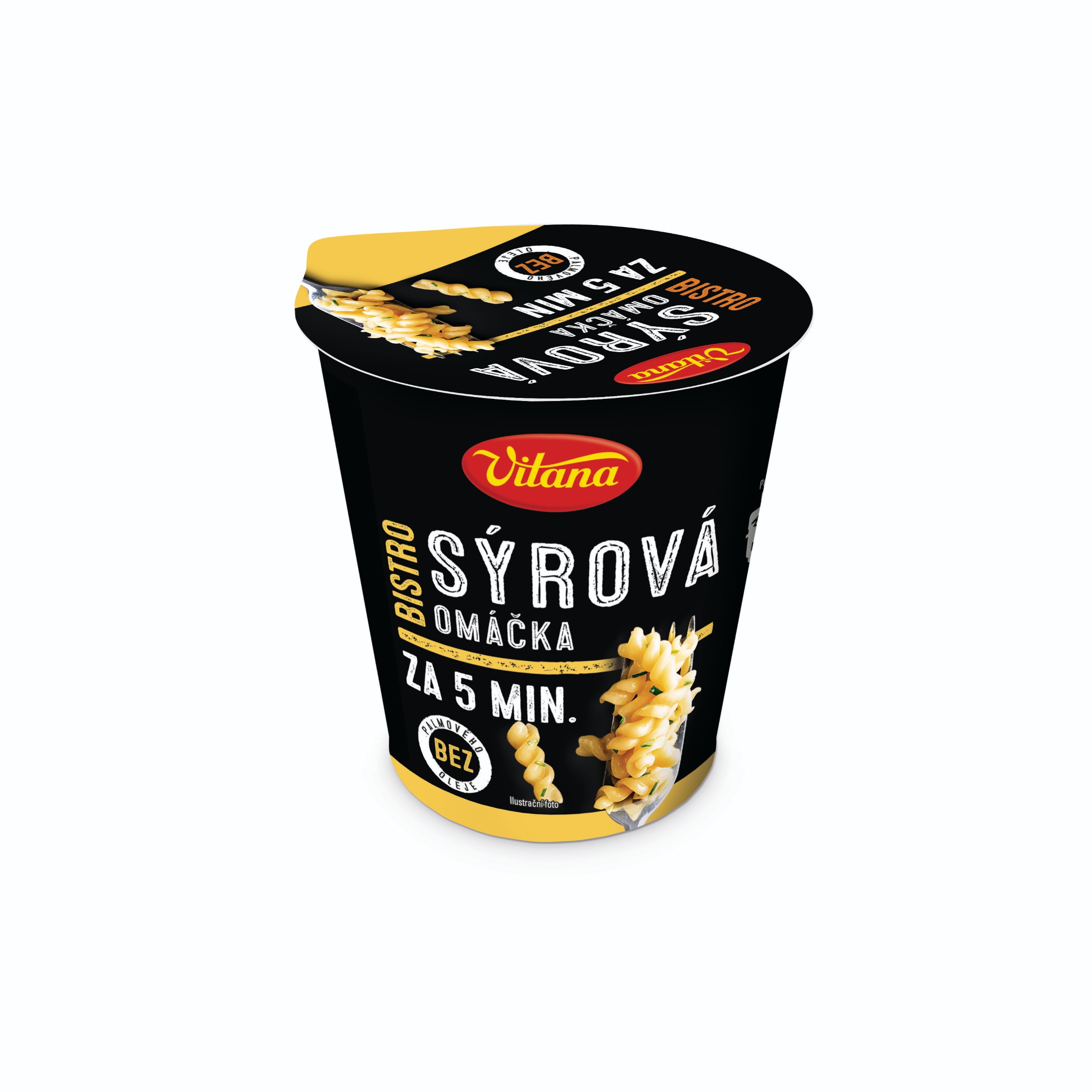 Trvanlivé potraviny - Vitana Bistro sýrová omáčka s těstovinami 72 g
