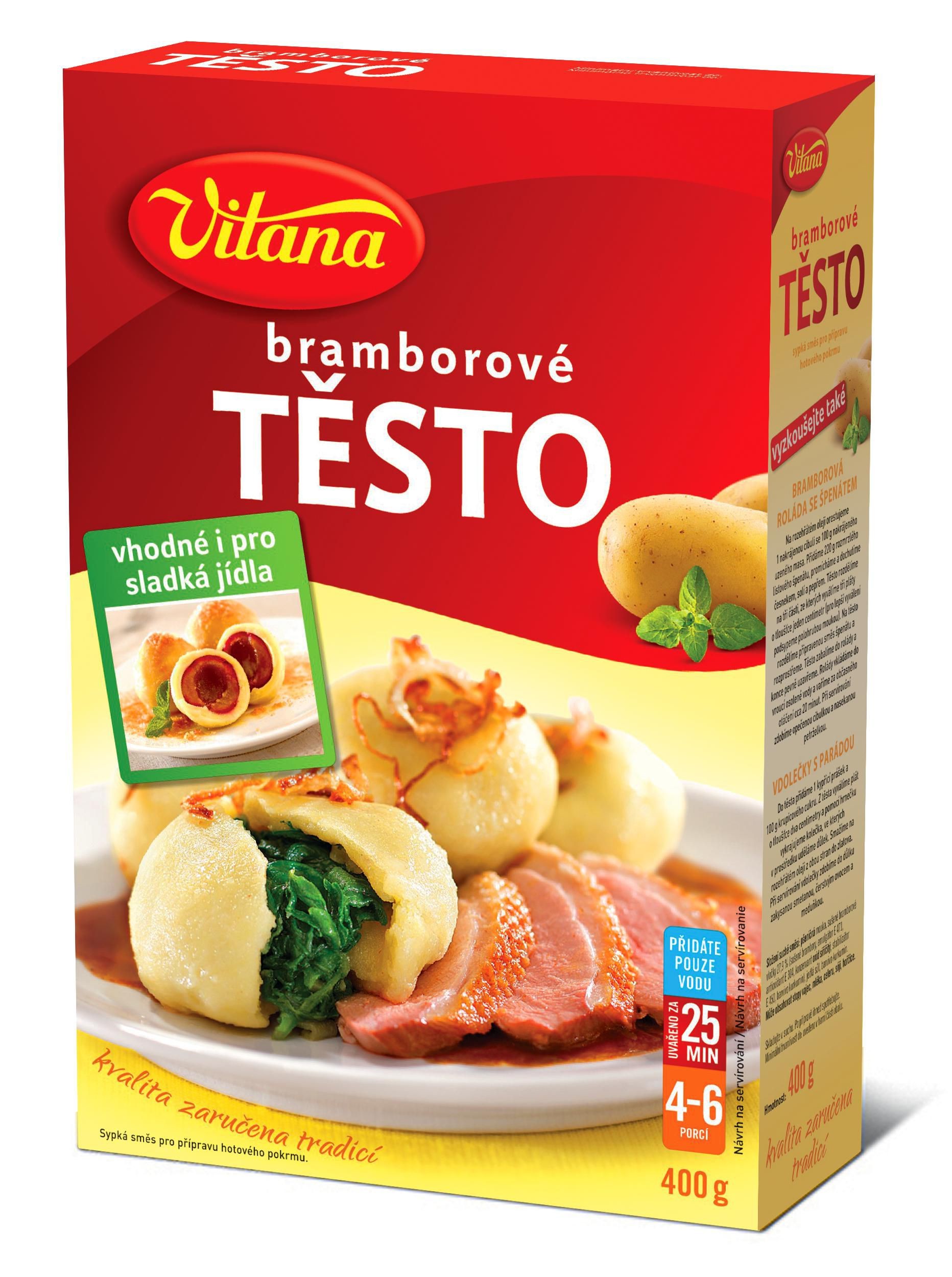 Trvanlivé potraviny - Vitana Bramborové těsto 400 g