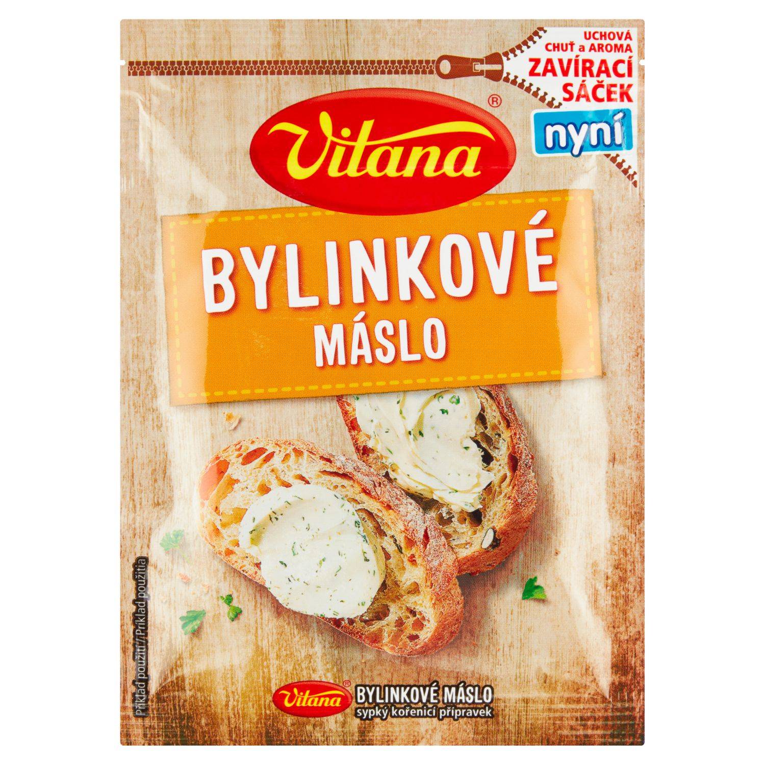 Trvanlivé potraviny - Vitana Bylinkové máslo 15g