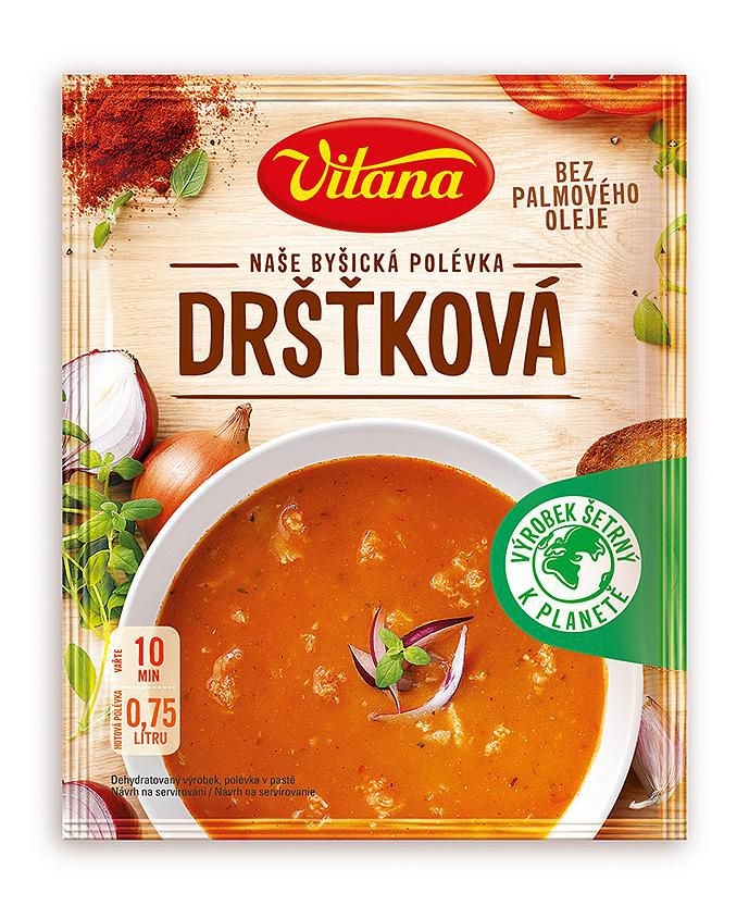 Trvanlivé potraviny - Vitana Dršťková polévka 91g