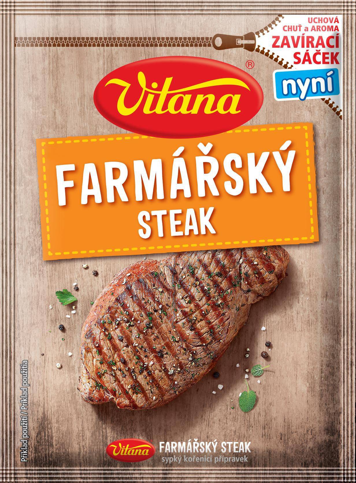 Trvanlivé potraviny - Vitana Farmářský steak 23g