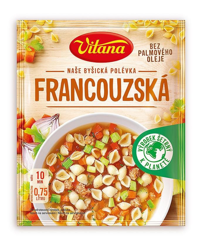 Trvanlivé potraviny - Vitana Francouzská polévka 45g