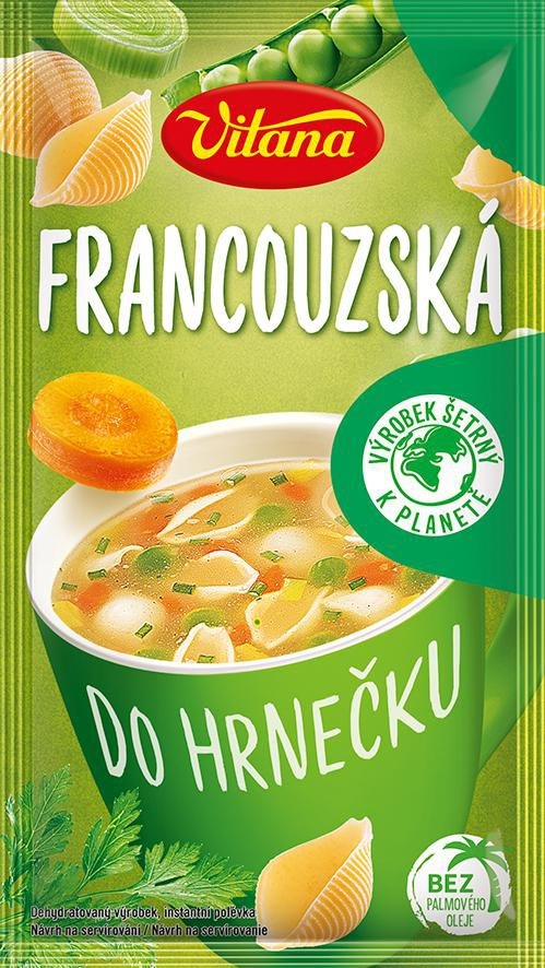 Trvanlivé potraviny - Vitana Francouzská polévka do hrnečku 15g