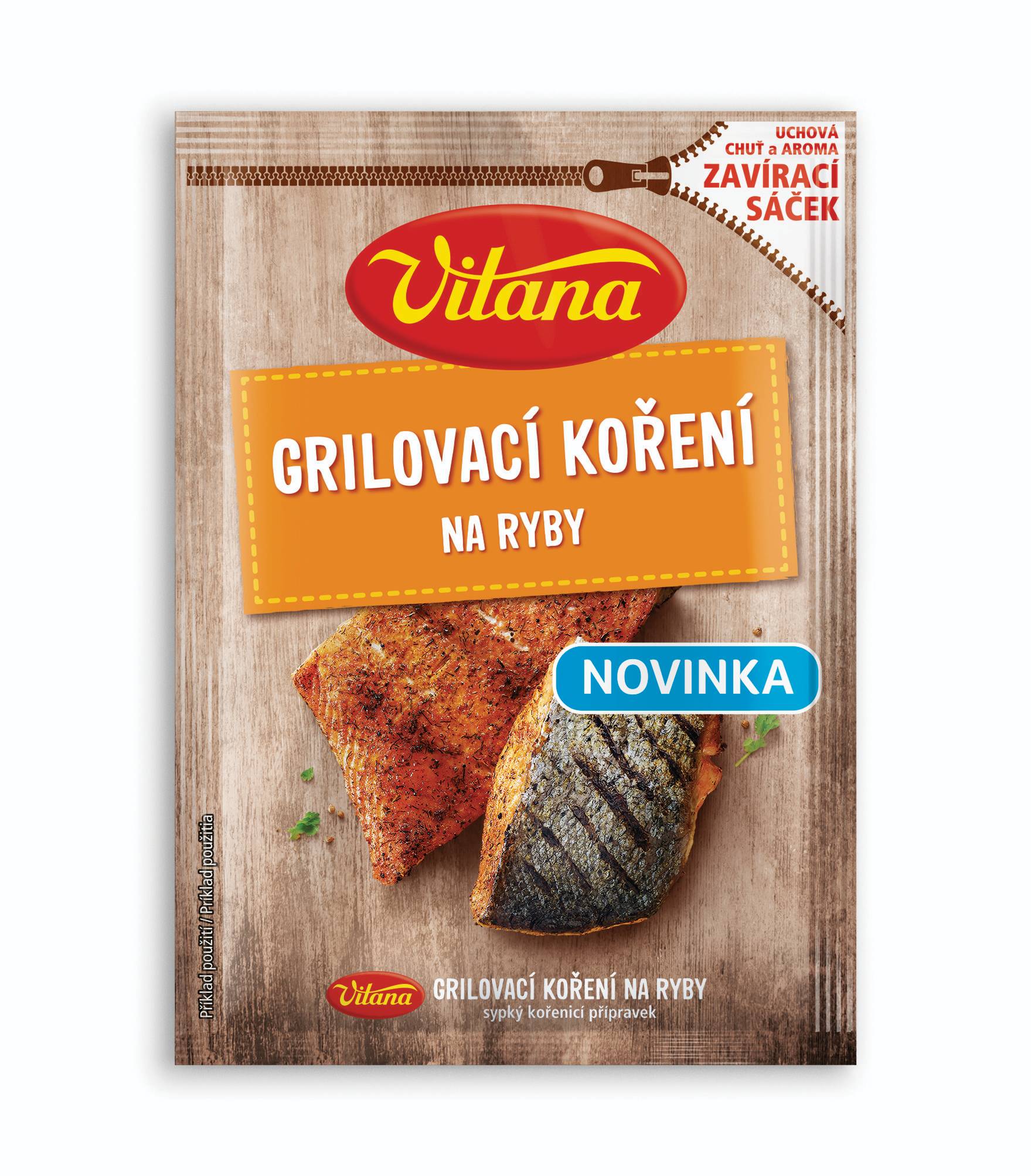 Trvanlivé potraviny - Vitana Grilovací koření na ryby 25g