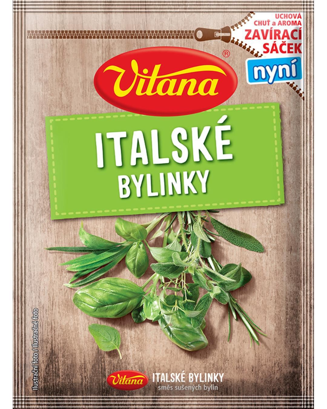 Trvanlivé potraviny - Vitana Italské bylinky 7g