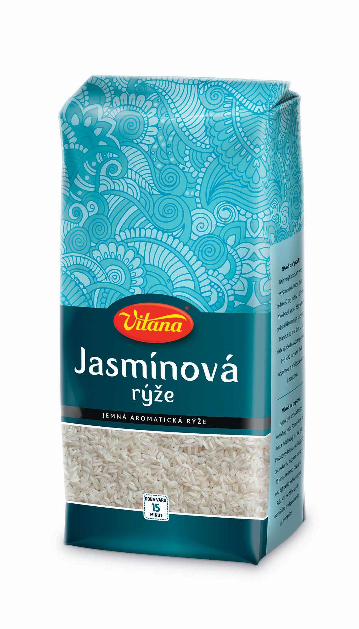 Trvanlivé potraviny - Vitana Jasmínová rýže dlouhozrnná loupaná 905g