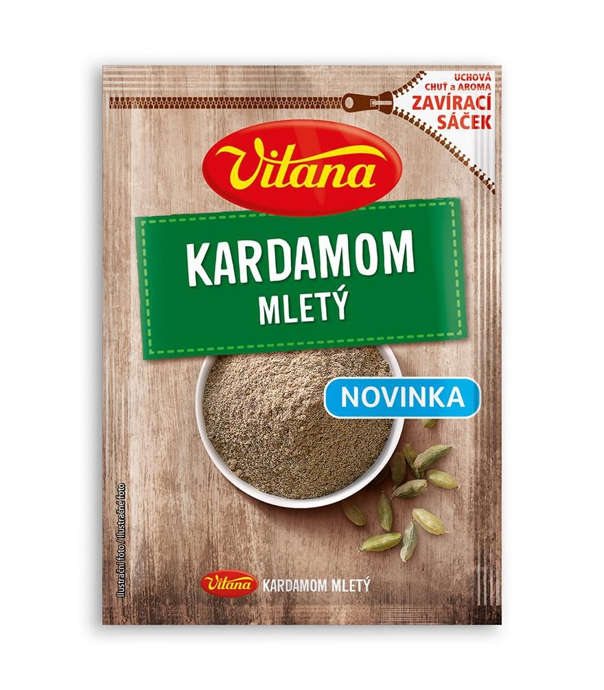 Trvanlivé potraviny - Vitana Kardamon mletý 10g