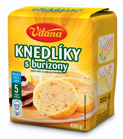Trvanlivé potraviny - Vitana Knedlíky s burizony 400 g