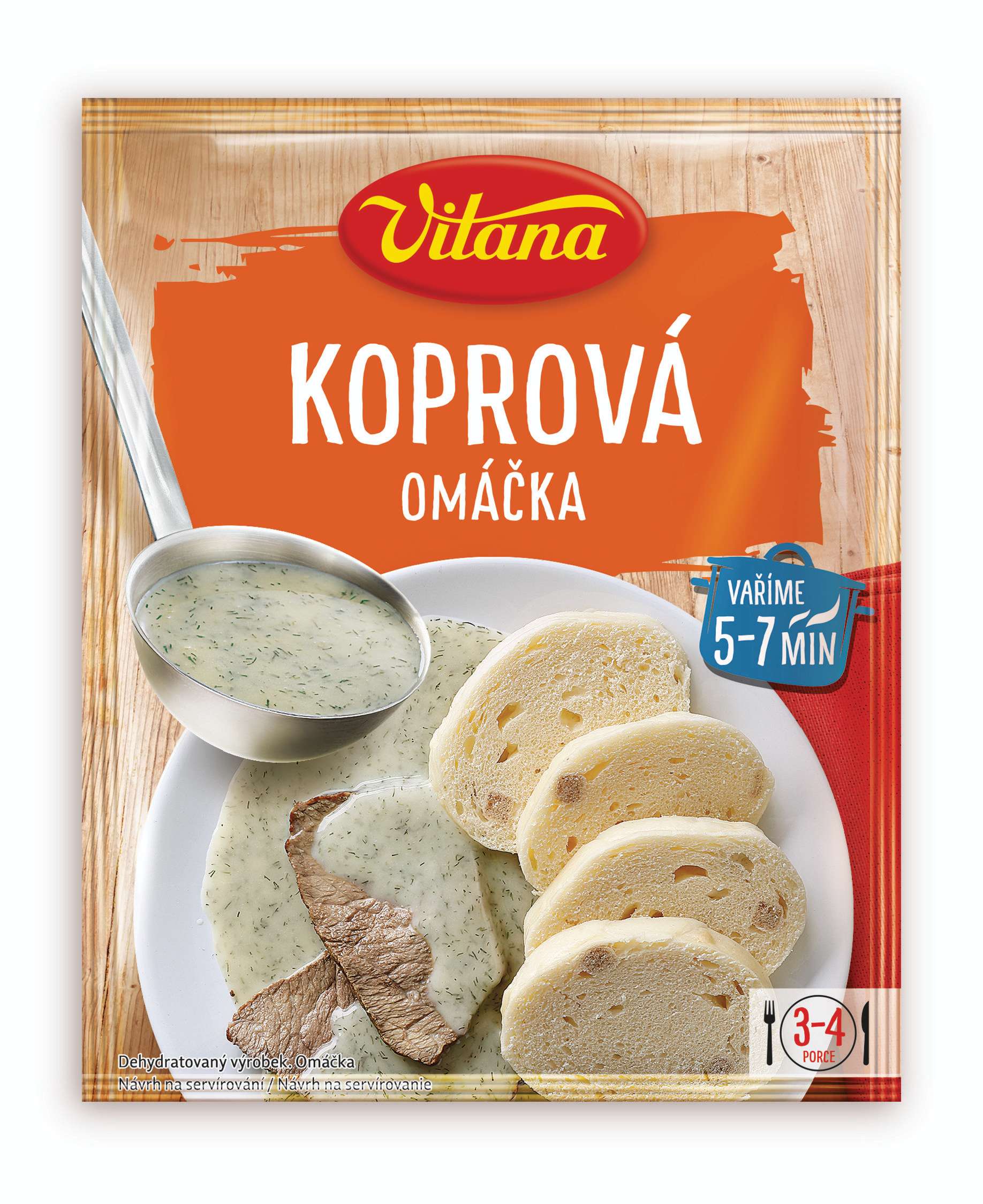 Trvanlivé potraviny - Vitana Koprová omáčka 83 g