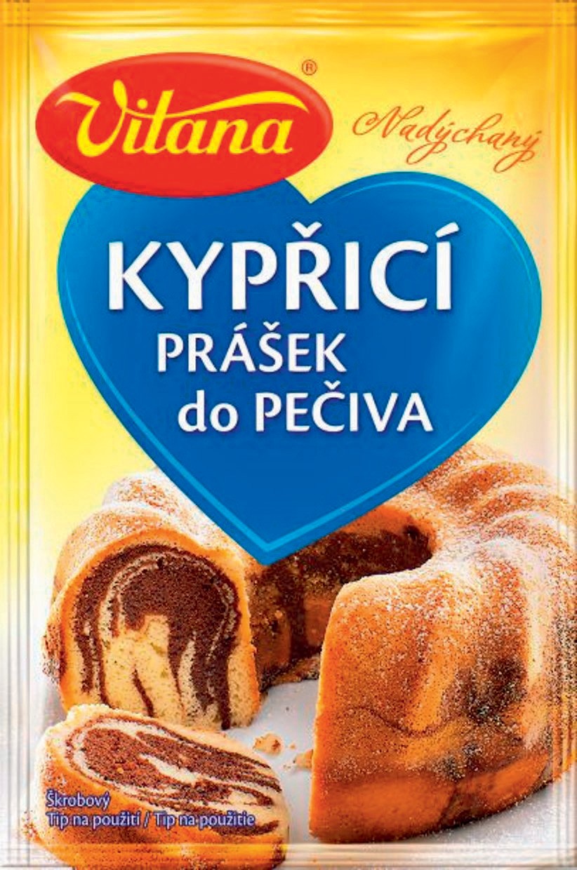 Trvanlivé potraviny - Vitana Kypřicí prášek do pečiva 13 g
