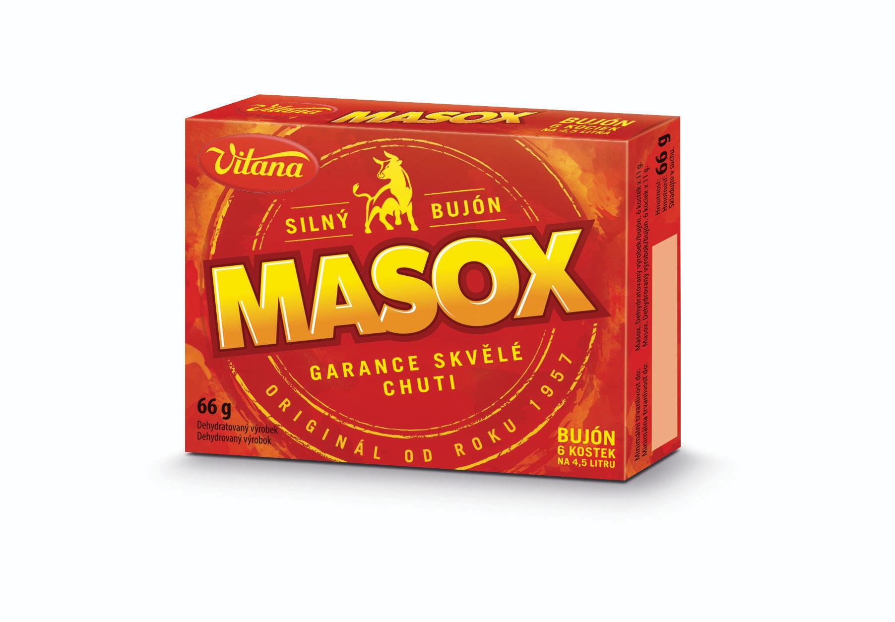 Trvanlivé potraviny - Vitana Masox 6 kostek 66g