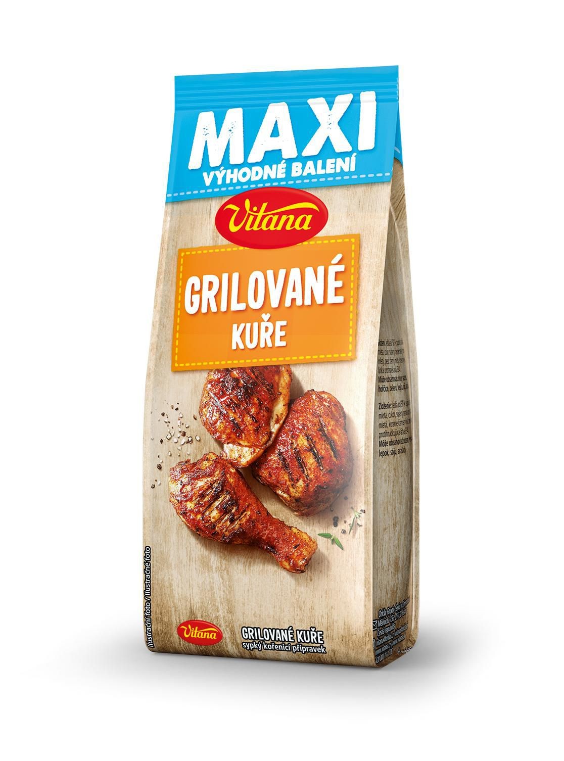 Trvanlivé potraviny - Vitana MAXI grilované kuře 90g