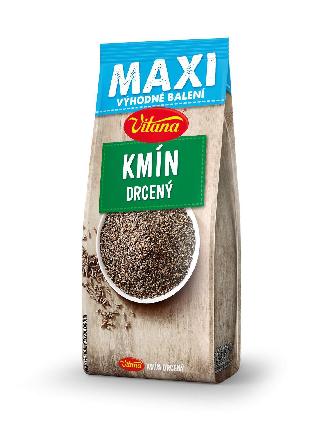 Trvanlivé potraviny - Vitana MAXI Kmín drcený 60g